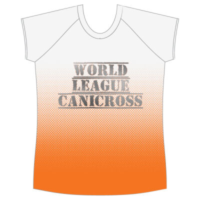 WLC Women's Athletic Raglan Cut Sleeve Shirt Gradient (Front Logo Only) WLC Women's Athletic Raglan Cut Sleeve Shirt Gradient (Front Logo Only) Thumbnail
