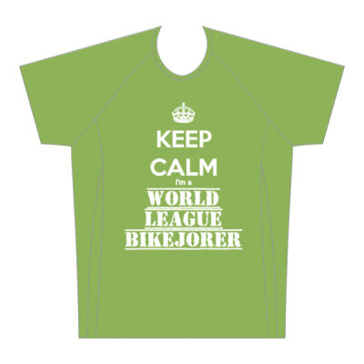 Customisable Keep Calm Bikejor Men's Raglan Tee Thumbnail