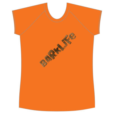 BarkLife 10 Run Womens Athletic Raglan Short Sleeve Shirt Single Colour Thumbnail