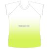 womens athletic raglan cut sleeve shirt gradient Thumbnail