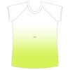 womens athletic raglan cut sleeve shirt gradient Thumbnail