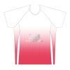mens athletic raglan short sleeve shirt  gradient Thumbnail